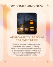 Load image into Gallery viewer, Family and Friend Overnight Experiences