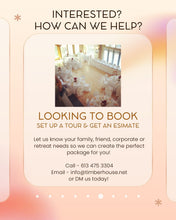 Load image into Gallery viewer, Family and Friend Overnight Experiences