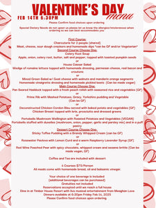 Valentine's Day 4 Course Prix Fixe